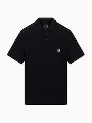 Preto - Camisa polo com logo Armani Exchange Regular Fit - Imagem 9 de 9