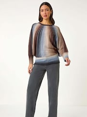 Roman Grey SpaceDye Sunray Knit Jumper - Image 2 of 5