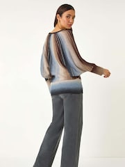 Roman Grey SpaceDye Sunray Knit Jumper - Image 3 of 5