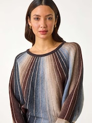 Roman Grey SpaceDye Sunray Knit Jumper - Image 4 of 5