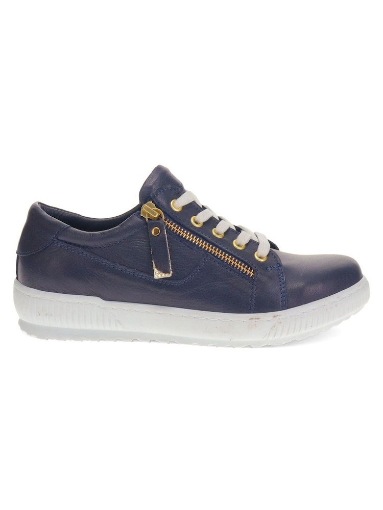 Jones Bootmaker Ladies Side Zip Casual Trainers - Image 2 of 6