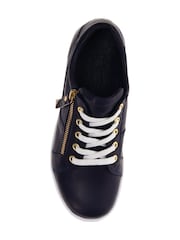 Jones Bootmaker Ladies Side Zip Casual Trainers - Image 5 of 6