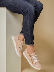 Jones Bootmaker Ladies Side Zip Casual Trainers - Image 1 of 6