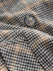 Brown Check Long Maxi Coat - Image 8 of 8