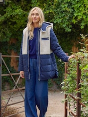Aspiga Natural Keep Warm and Cosy in Our Shower-Proof Petra Coat - Image 4 of 7
