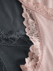 Antracita/rosa - Thermal Base Layer Lace Trim Vest 2 Pack - Imagen 15 de 15