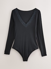 Oat/Black ThermoGen Lightweight Thermal Bodysuits 2 pack - Image 2 of 7
