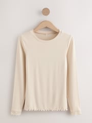 Neutral/Black ThermoGen Base Layer Long Sleeve Thermals 2 Pack - Image 2 of 9