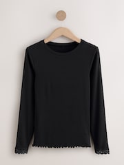 Neutral/Black ThermoGen Base Layer Long Sleeve Thermals 2 Pack - Image 3 of 9