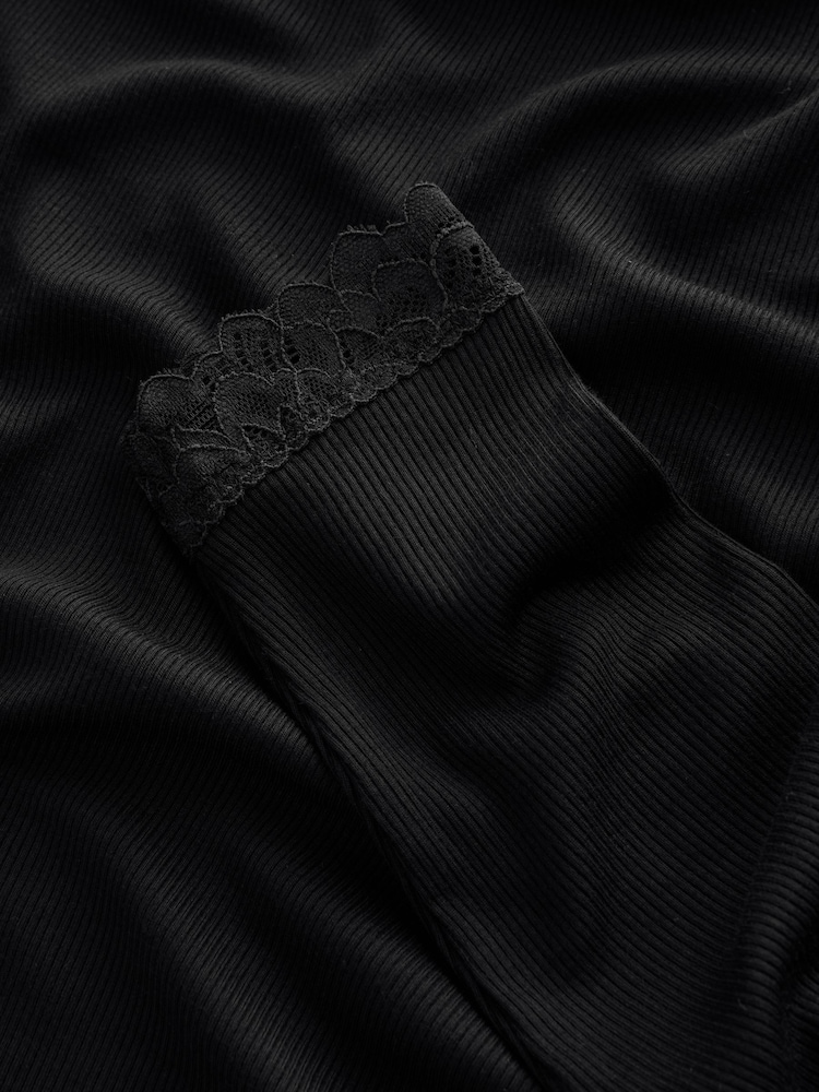 Neutral/Black ThermoGen Base Layer Long Sleeve Thermals 2 Pack - Image 9 of 9