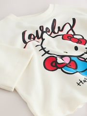 White Hello Kitty Graphic Cosy T-Shirt (3-16yrs) - Image 7 of 7