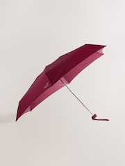 Burgundy Red Compact Umbrella - Image 2 of 4