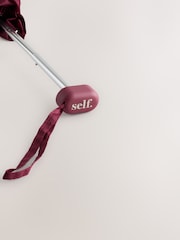Burgundy Red Compact Umbrella - Image 4 of 4