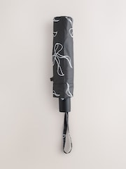 Black/White Auto Open and Close Umbrella - Image 1 of 4
