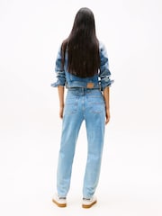Tommy Hilfiger Blue Mom Tapered Leg Jeans - Image 3 of 5