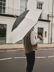 Black/White Large Umbrella - Image 7 of 8
