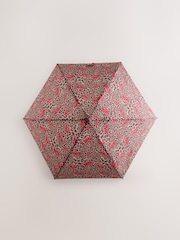 Leopard Print Compact Umbrella - Image 3 of 4