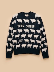 Tres Sheep - كنزة محبوكة Intarsia من Joules - صورة 7 من 7