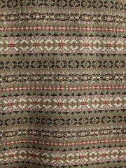 Joules Islay Green V Neck Fairisle Cotton Rich Vest - Image 7 of 8