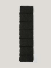 Jigsaw Black Puffer Knit Scarf - Image 2 of 3