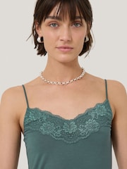 Jigsaw Light Blue Modal Lace Vest - Image 5 of 7