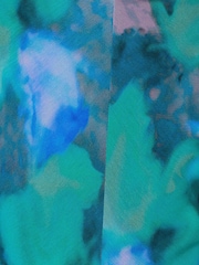Jigsaw Green Floral Print Mist Jersey Dress - Image 6 of 6