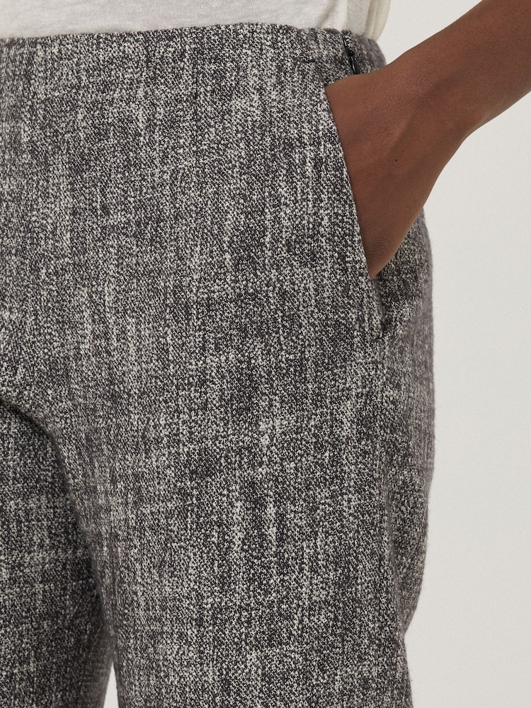 Jigsaw Grey Blake Boucle Trousers - Image 2 of 7