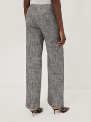 Jigsaw Grey Blake Boucle Trousers - Image 5 of 7