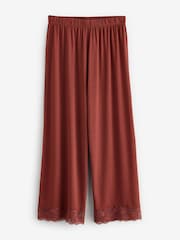 Jigsaw Red Modal Lace Trousers - Image 1 of 1