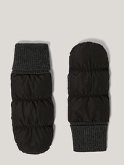 Jigsaw Black Puffer Mittens - Image 2 of 5