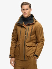 Superdry Brown Ski Peak Rescue Jacket - Image 1 of 3
