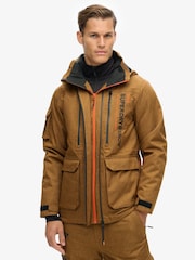 Superdry Brown Ski Peak Rescue Jacket - Image 3 of 3