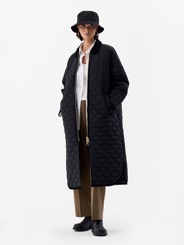 Hunter Fionn Long Quilted Jacket - Image 2 of 3