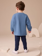 Blue Long Sleeve Top and Leggings Set (3mths-7yrs) - Image 2 of 8