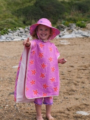 Muddy Puddles Pink Muddy Puddles Beach Towel Poncho Cover up' - Image 1 of 5