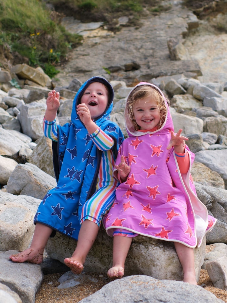 Muddy Puddles Pink Muddy Puddles Beach Towel Poncho Cover up' - Image 2 of 5