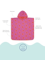 Muddy Puddles Pink Muddy Puddles Beach Towel Poncho Cover up' - Image 5 of 5