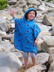 Muddy Puddles Blue Muddy Puddles Beach Towel Poncho Cover up' - Image 2 of 6