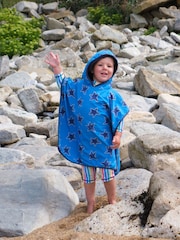 Muddy Puddles Blue Muddy Puddles Beach Towel Poncho Cover up' - Image 3 of 6