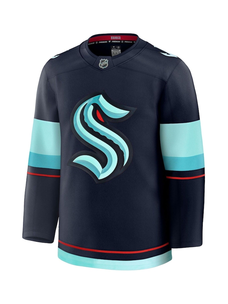 Fanatics Blue NHL Seattle Kraken Home Premium Jersey - Image 2 of 5