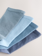 Blue Ankle Socks 4 Pack - Image 6 of 7