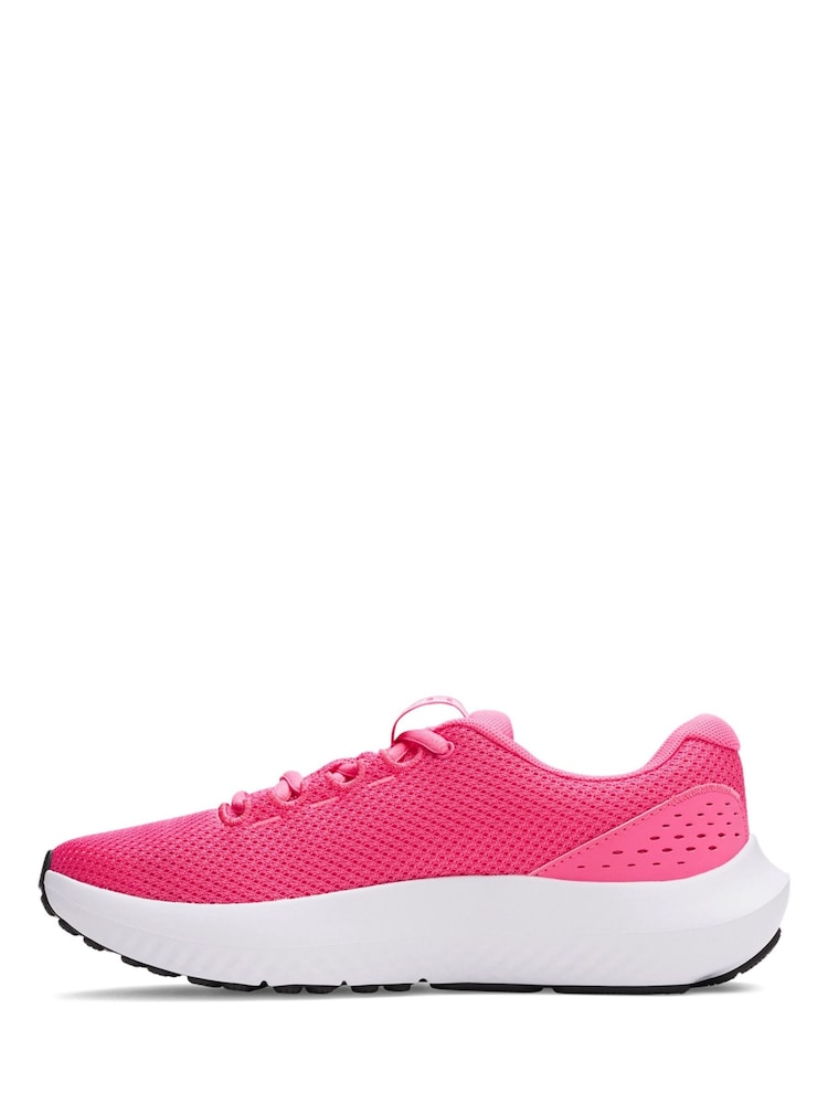 Under Armour Light Pink Charged Surge Trainers - Image 2 of 5