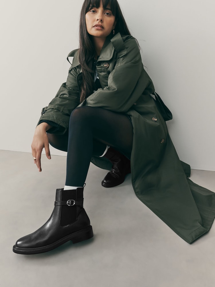 Preto - Botas Chelsea com fivela - Imagem 10 de 10