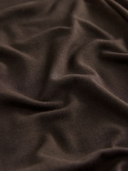 Brown High Waist Cotton Leggings - Image 2 of 3