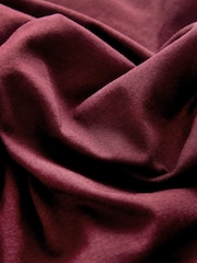Wine Cotton Blend Sleeveless Drape Top - Image 8 of 8