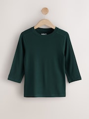Jewel Tone Multi Elbow Length Crew Neck Tops 3 Pack - Image 7 of 11