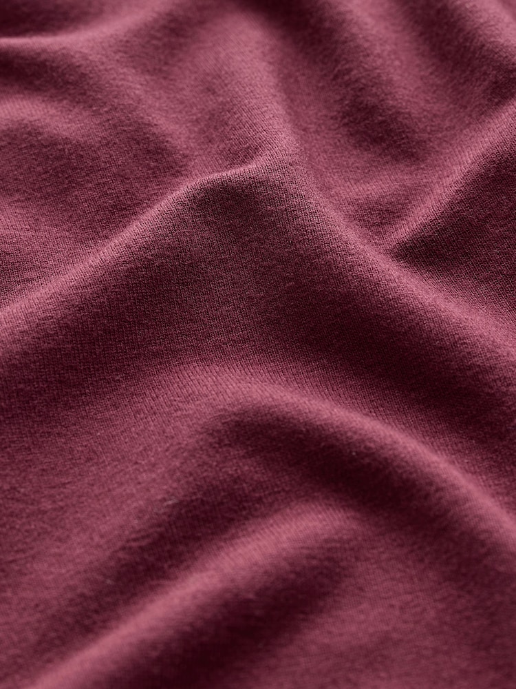 Burgundy Red Full Length Leggings - Image 8 of 8
