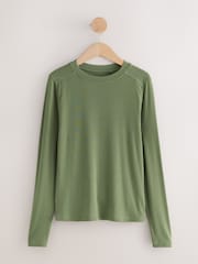 Multi 3 Pack Long Sleeve Crew Neck Top Containing TENCEL™ Lyocell - Image 2 of 9