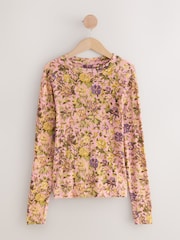 Multi 3 Pack Long Sleeve Crew Neck Top Containing TENCEL™ Lyocell - Image 3 of 9