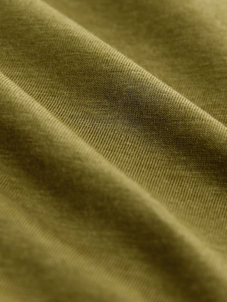 Multi 5 Pack Long Sleeve Modal V Neck T-Shirt - Image 8 of 8